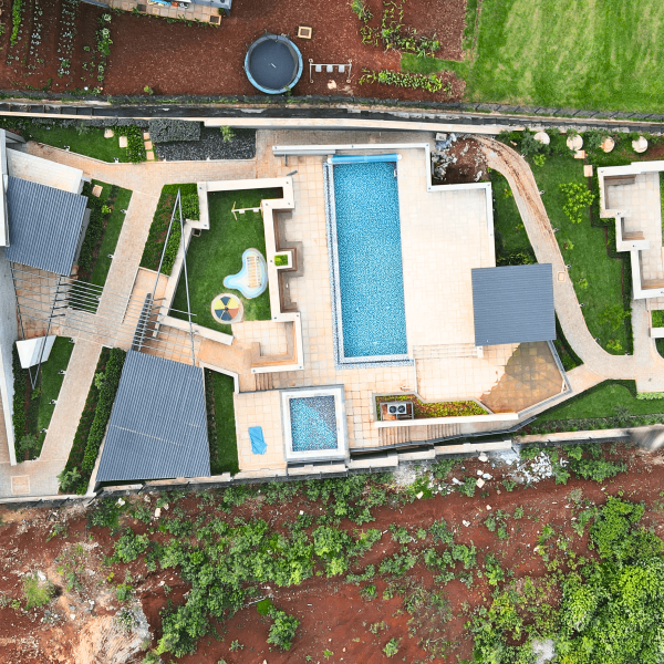 Tilisi Views Clubhouse featuring two heated swimming pools. kids play area, gym and multipurpose hall
